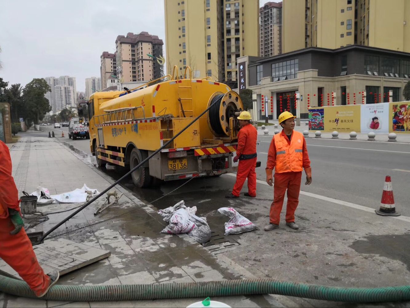 和硕排污管道清淤-管道清洗